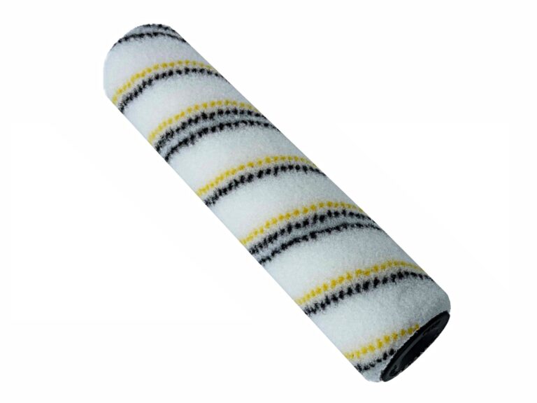 Farbwalze Nylon Schwarz-Gelb 25 cm, 7