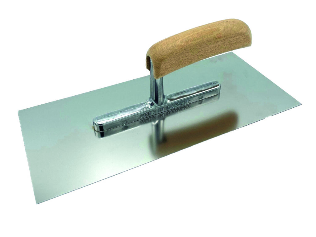 Glättekelle mit Holzgriff 280 x 130 mm