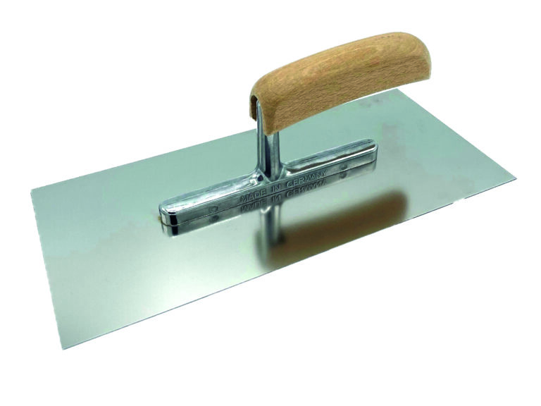 Glättekelle mit Holzgriff, 280 x 130 mm,