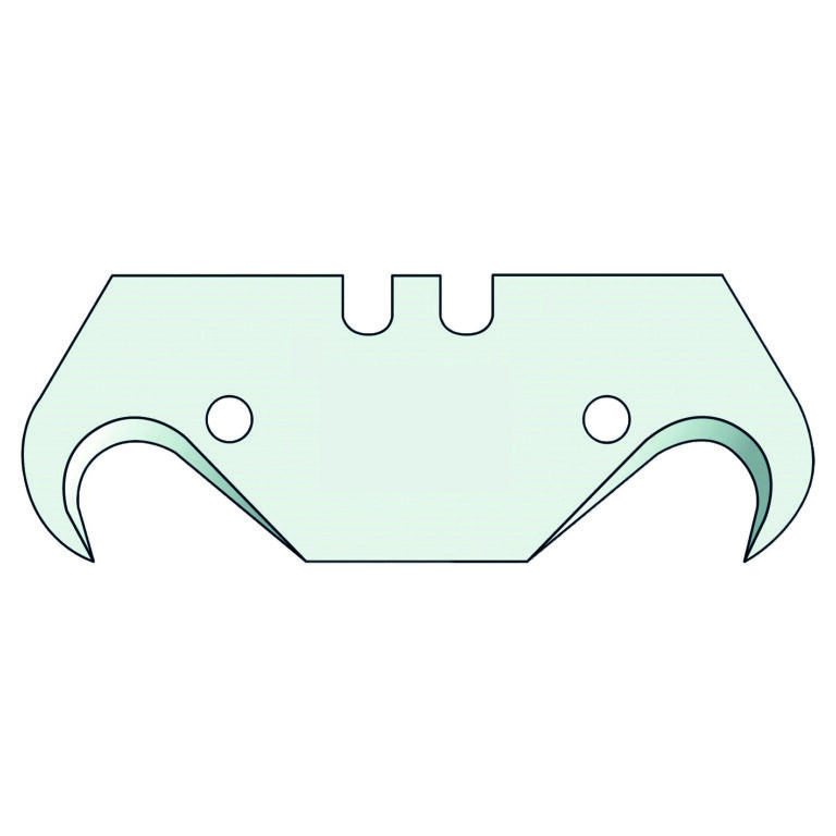 Hakenklinge 0,65 mm, in Alu-Box