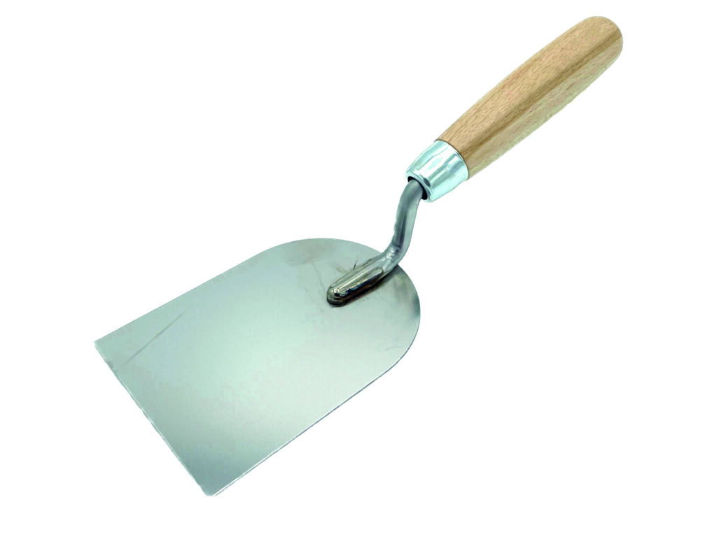Stukkateurspachtel mit Holzgriff
