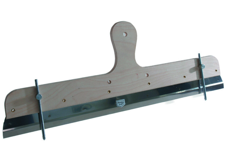 Flächenrakel ohne Zahnung mit