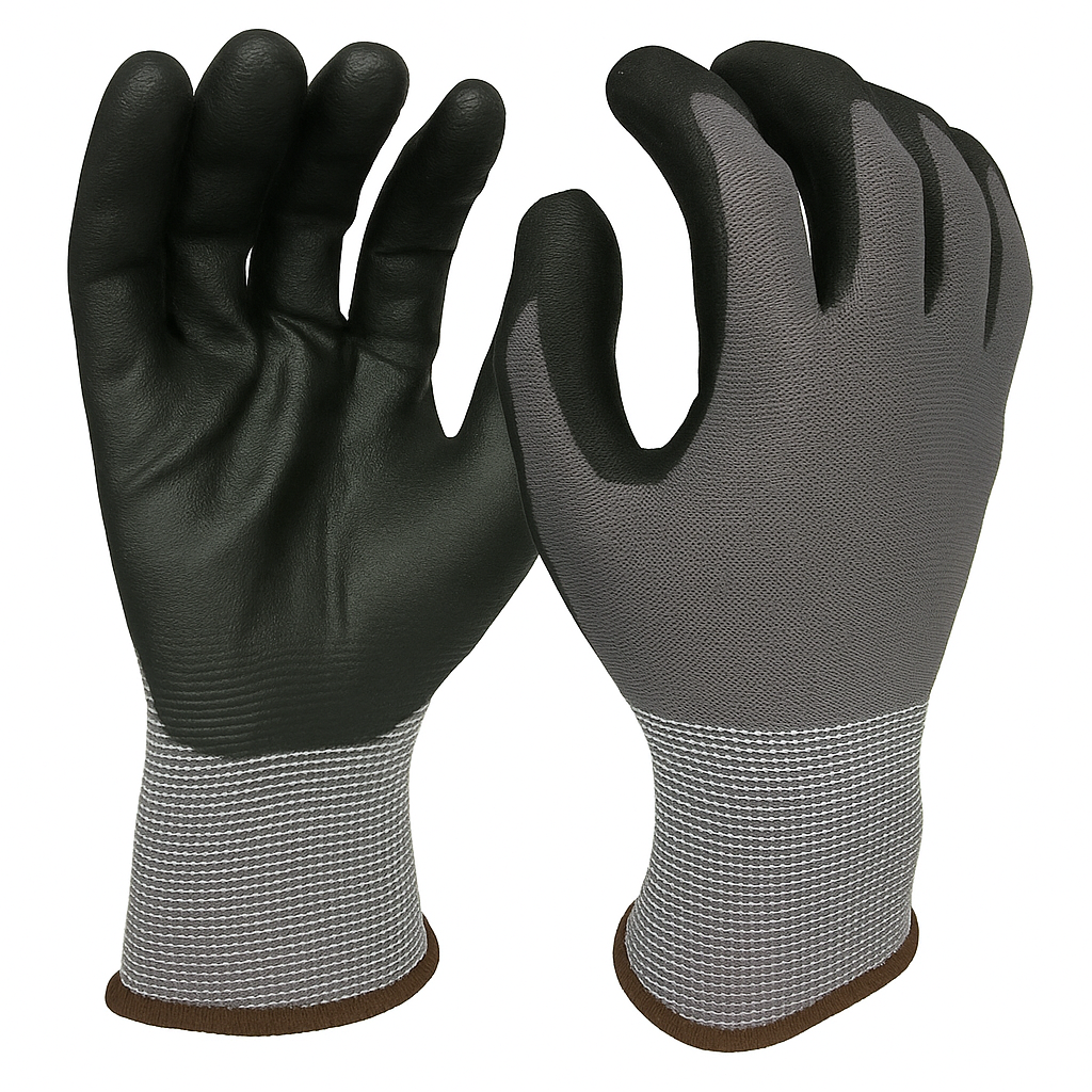 Arbeitshandschuhe schwarz/grau