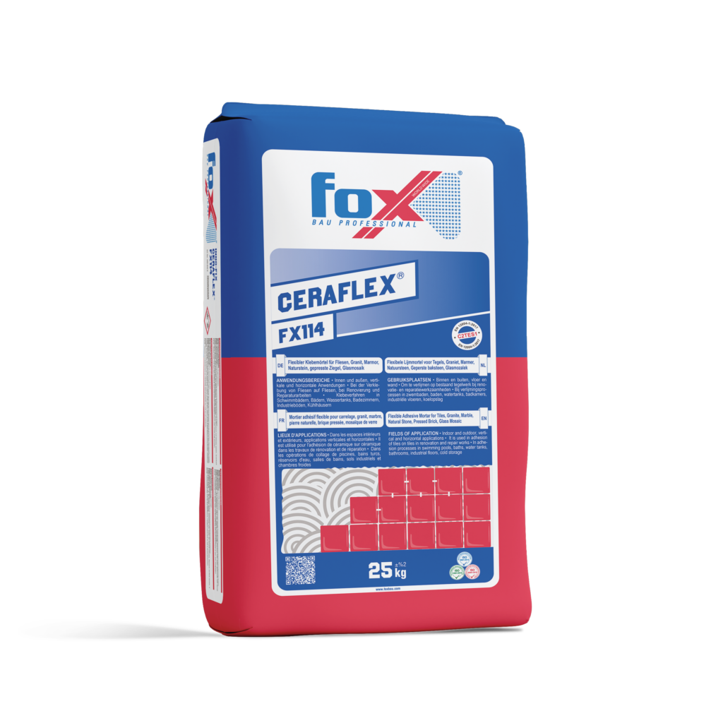 FOX CERAFLEX FX114 Grau SI 25kg Sack