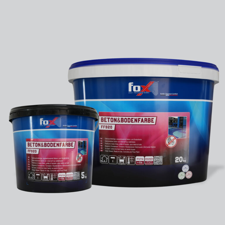 FOX BETON&BODENFARBE FF920 RAL 7001 5kg Blecheimer