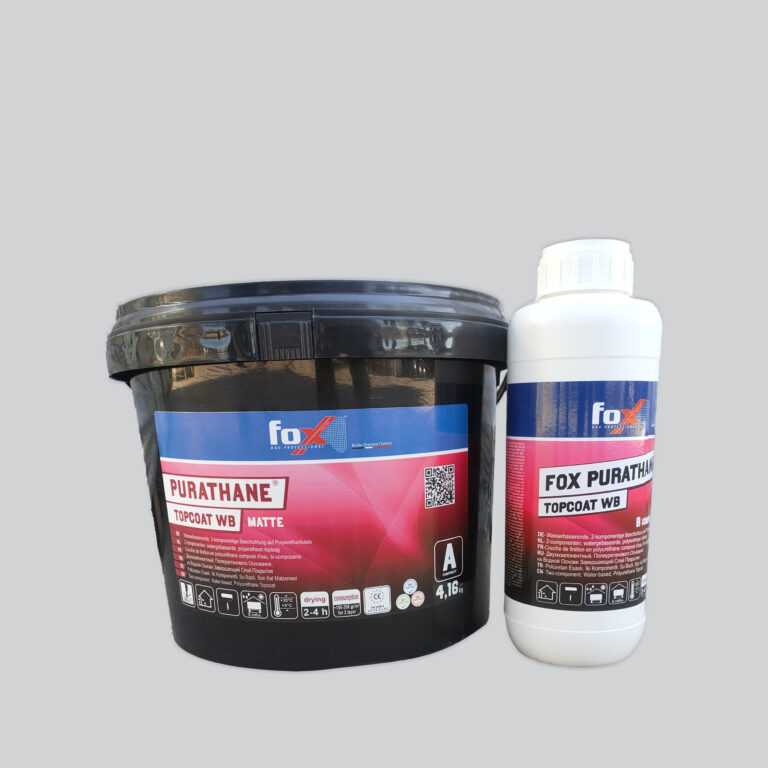 FOX PURATHANE TOPCOAT WB TRANSPARENT GLOSSY A COMP 4,07kg