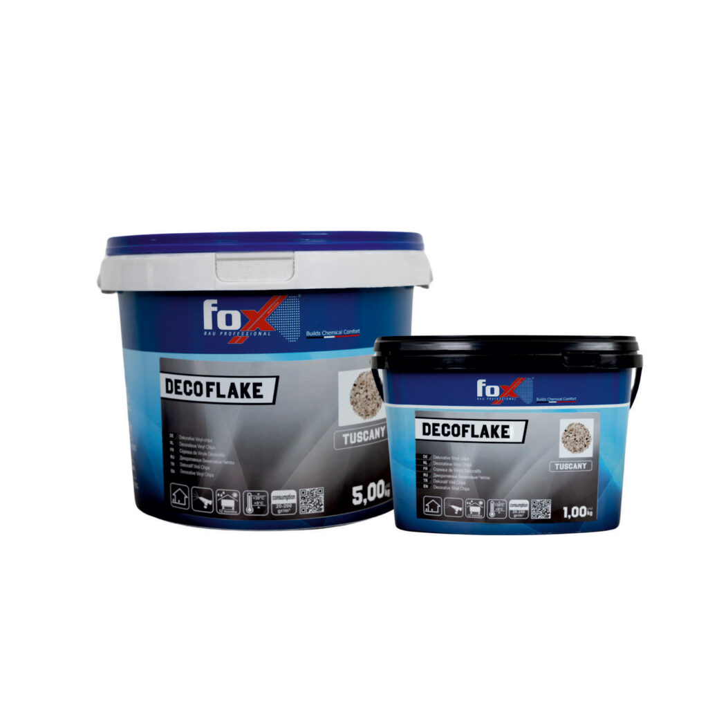 FOX DECO FLAKE STANDARD CHARCOAL Eimer 1kg