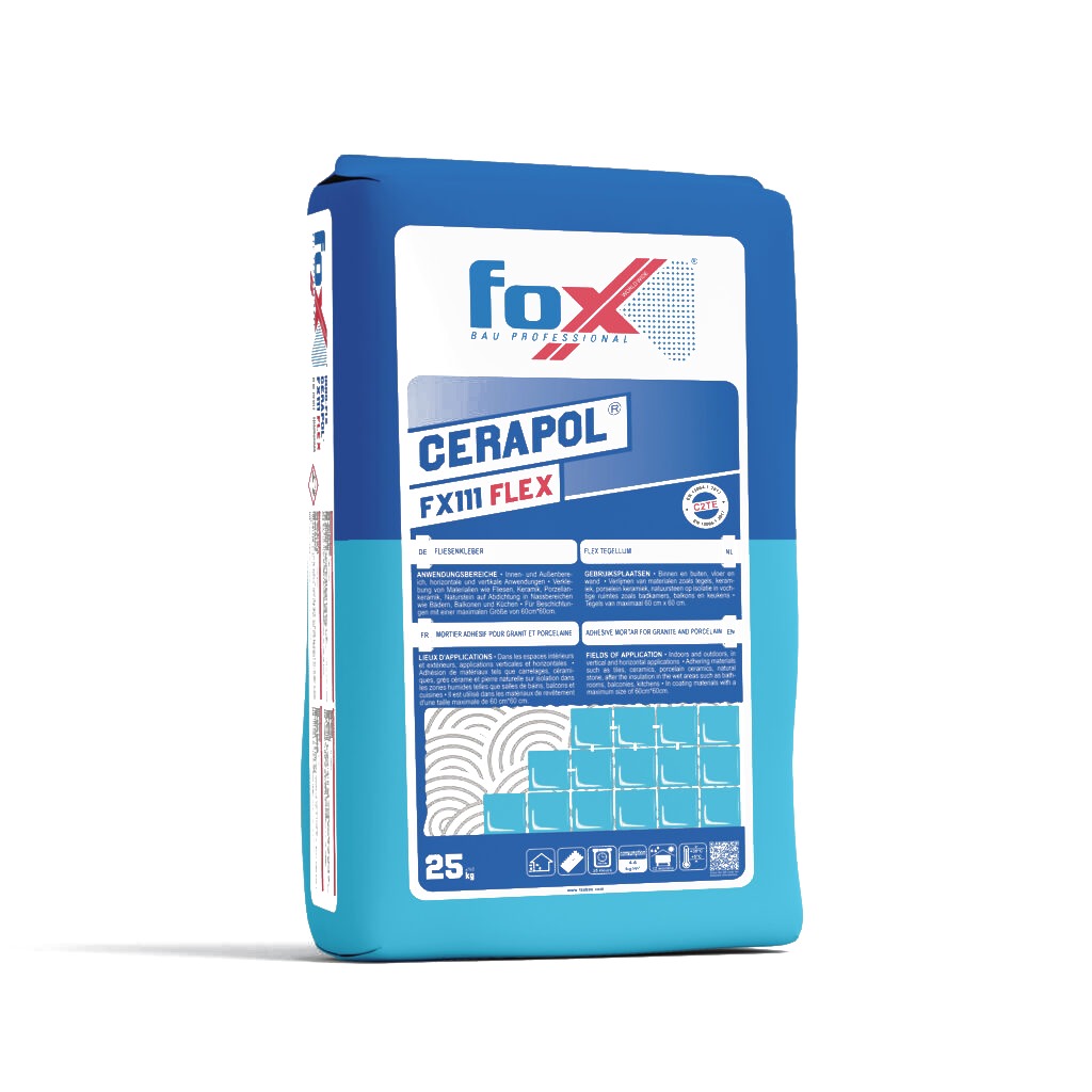 FOX CERAPOL FX111 FLEX Grau SI 25kg Sack